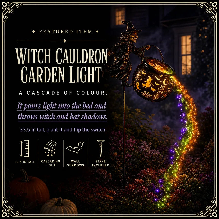 Cauldron Witch Light-Up Stake, photo 1
