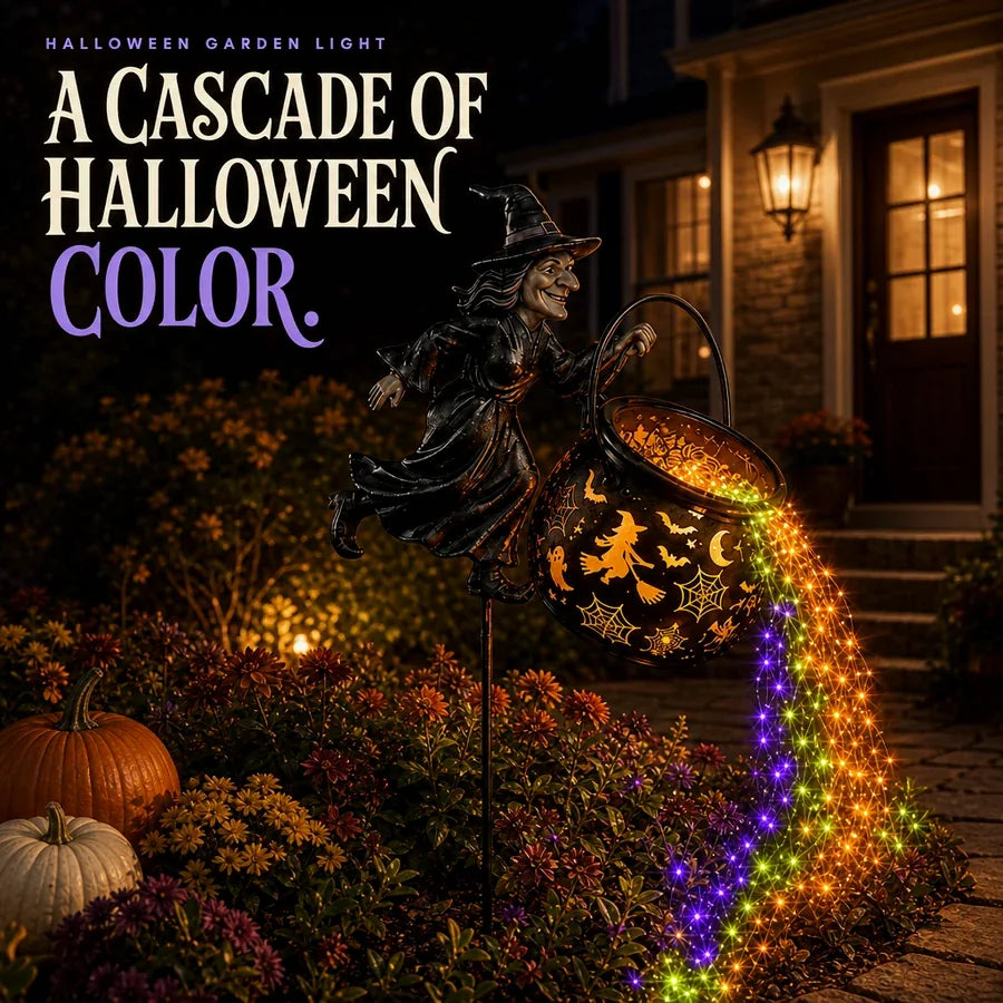 Cauldron Witch Light-Up Stake, photo 2