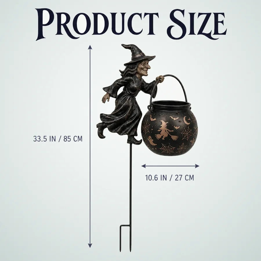 Cauldron Witch Light-Up Stake, photo 3