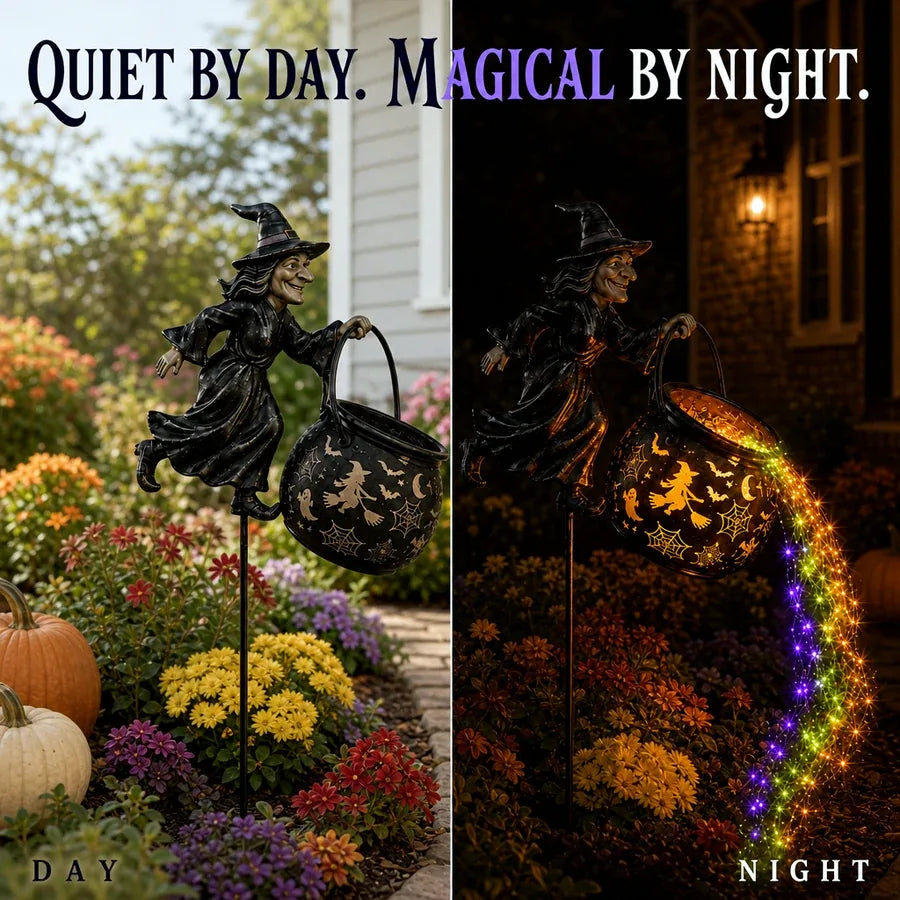 Cauldron Witch Light-Up Stake, photo 5