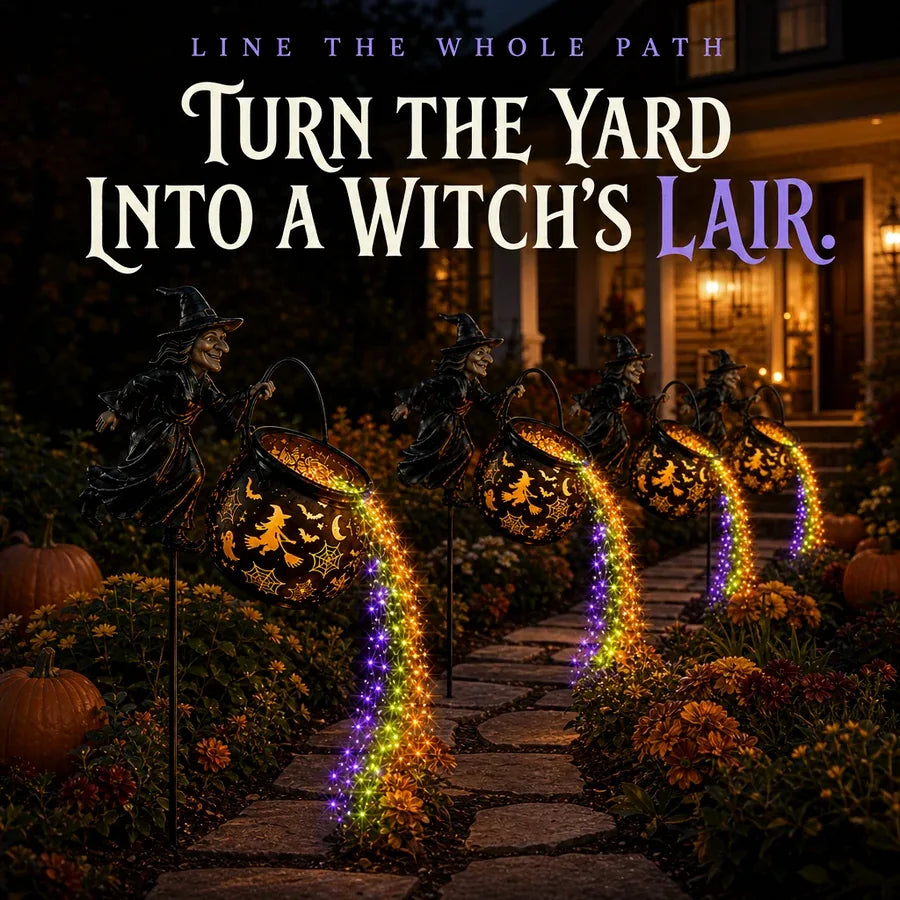 Cauldron Witch Light-Up Stake, photo 9