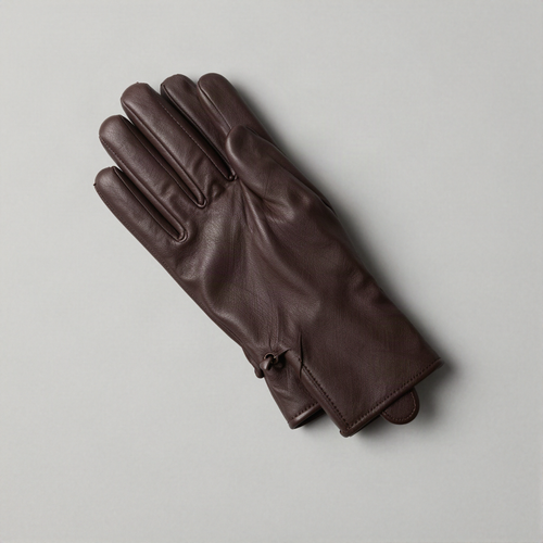 Cashmere-Lined Leather Gloves