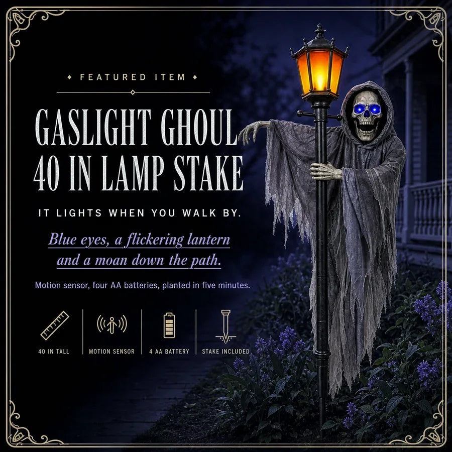 Lamp-Bearing Ghoul Lawn Stake, photo 1