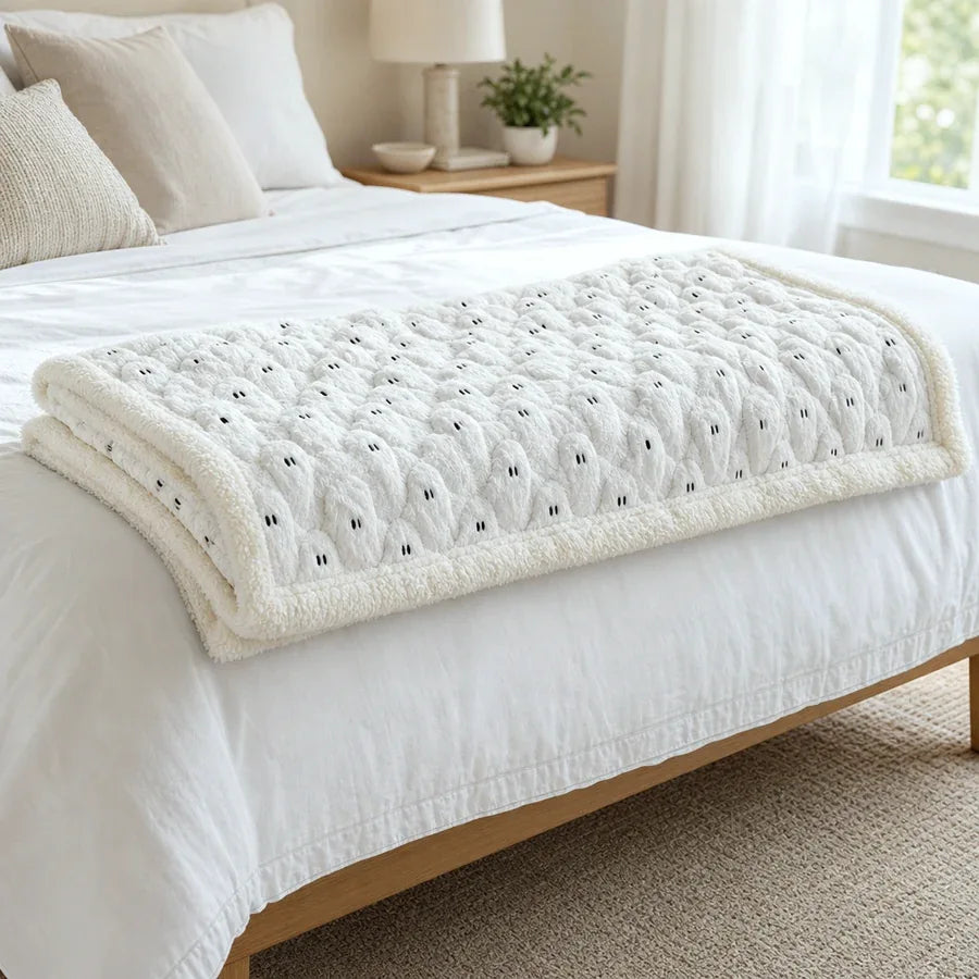 Luggermoor Ghost Throw Blanket, photo 4