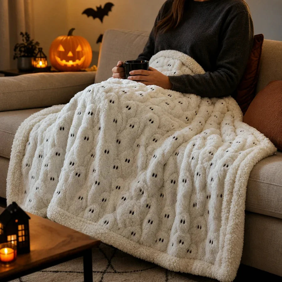 Luggermoor Ghost Throw Blanket, photo 5