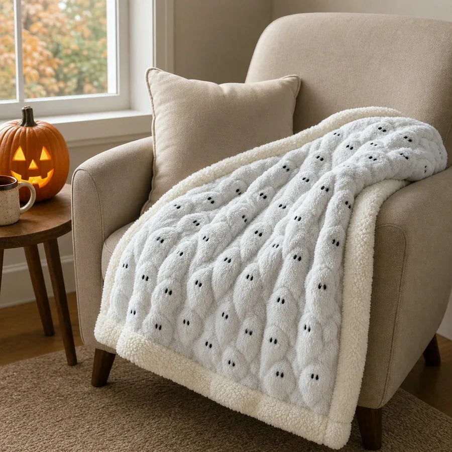 Luggermoor Ghost Throw Blanket, photo 10