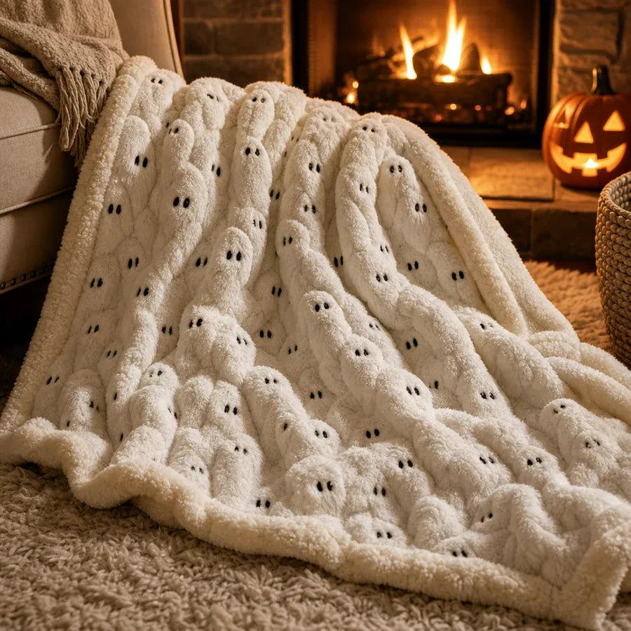 Luggermoor Ghost Throw Blanket, photo 11