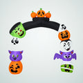 Moonwater Pumpkin Inflatable Archway – 8 ft, photo 1