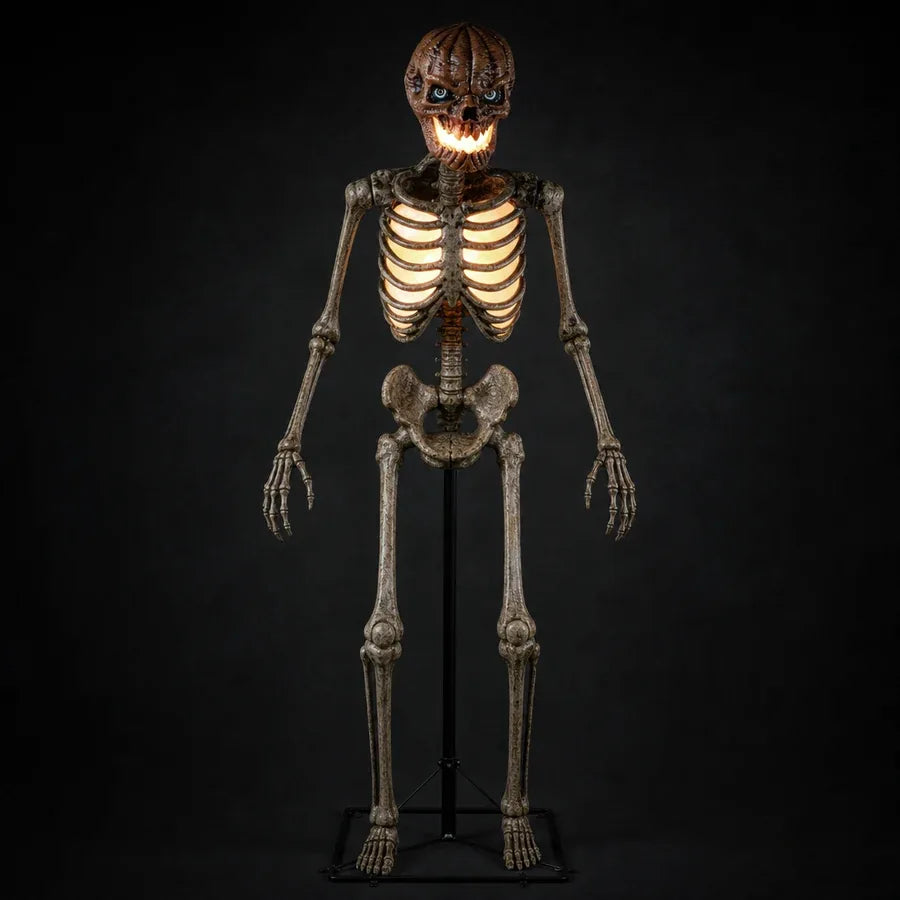 Pierhead Inferno Pumpkin Skeleton – 12 ft, photo 1