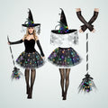 Surfmoor Light-Up Witch Costume, 5 pieces, photo 1