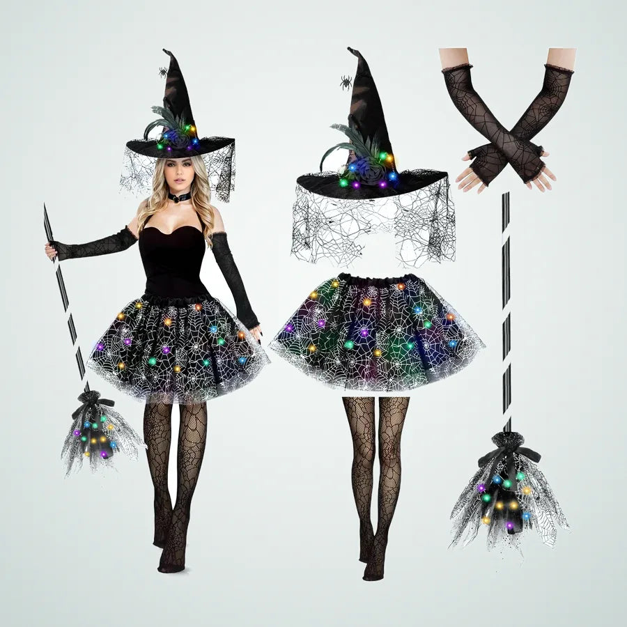 Surfmoor Light-Up Witch Costume, 5 pieces, photo 1