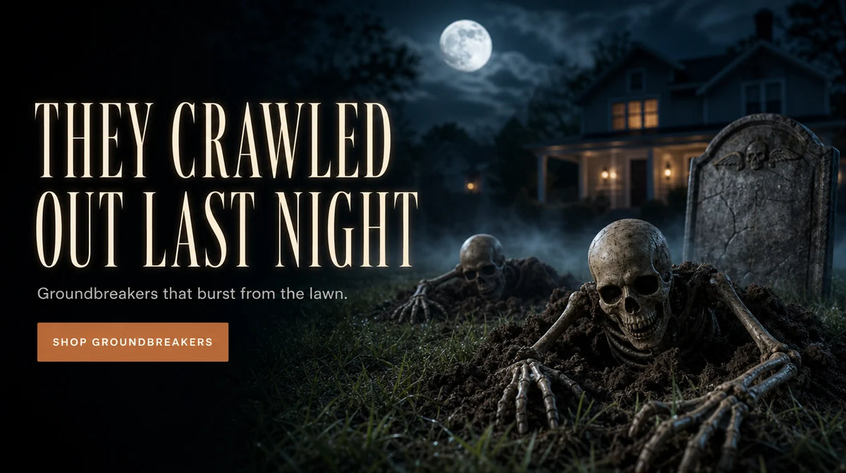 THEY CRAWLED OUT LAST NIGHT. Groundbreakers that burst from the lawn. SHOP GROUNDBREAKERS